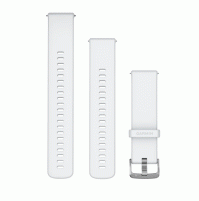 Quick Release Bands (22 mm) - Whitestone, silver hardware - 010-13256-20 - Garmin